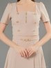 ベージュ　モデル：あみ　身長：163cm　着用サイズ：Sサイズ