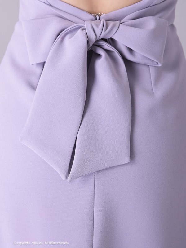 画像7: 【ANDY/アンディ】ワンカラー/ カットアウト/ ハイネック/ バックリボン/ ノースリ/ タイト/ ミディアム/ミニドレス/ キャバドレス[OF05]