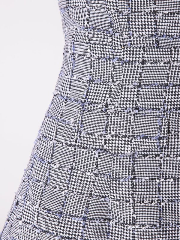 画像7: 【ANDY/アンディ】グレンチェック/ ジャケット風/ ノースリーブ/ Aライン/ フレア/ ミニドレス/ キャバドレス[OF05]