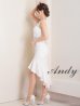 画像12: 【Andy ANDY Fashion Press 15 COLLECTION 02】フラワーレース/ ウエストシアー/ ノースリーブ/ マーメイド/ テールカット/ フリル/ ミディアムドレス/ キャバドレス[OF05]