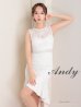 画像10: 【Andy ANDY Fashion Press 15 COLLECTION 02】フラワーレース/ ウエストシアー/ ノースリーブ/ マーメイド/ テールカット/ フリル/ ミディアムドレス/ キャバドレス[OF05]