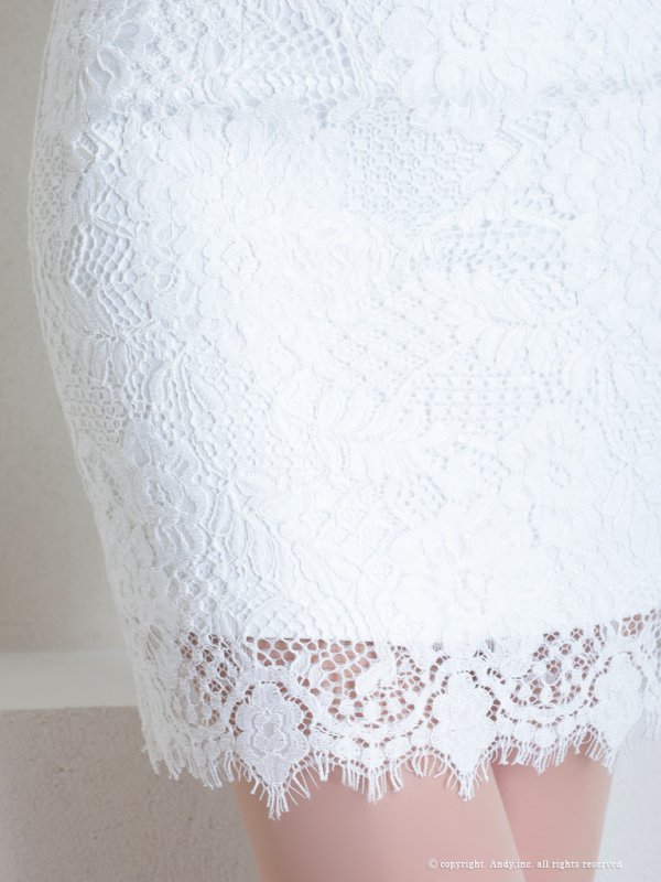 画像15: 【Andy ANDY Fashion Press 15 COLLECTION 04】オフショルダー/ 七分袖/ 長袖/ 袖あり/ フラワーレース/ セットアップ/ タイト/ ミニドレス/ キャバドレス[OF05]