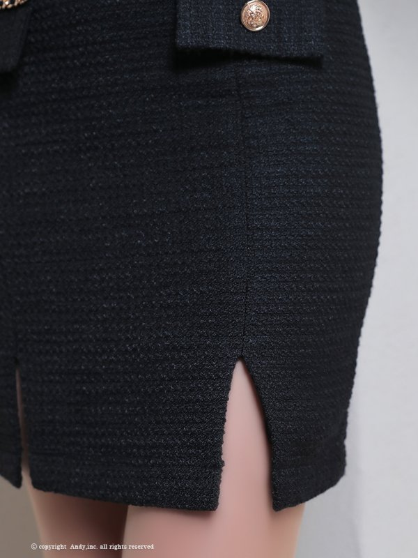 画像20: 【Andy ANDY Fashion Press 17 COLLECTION 06】セットアップ/ 半袖/ 袖あり/ ノースリーブ/ 2way/ ツイード/ チェーン/ タイト/ ミニドレス/ キャバドレス[OF05]