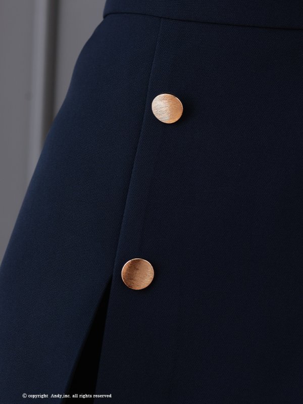 画像16: XSサイズあり【ANDY/アンディ】フロントジップ/ 半袖/ 袖あり/ ストレッチ/ ボックスプリーツ/ フレア/ セットアップ/ ミニドレス/ キャバドレス[OF05]