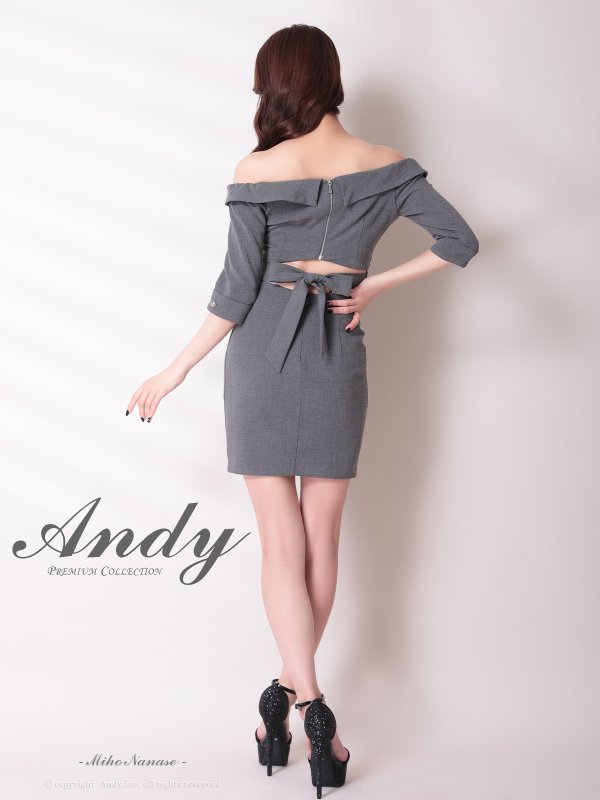 グレー  モデル:七瀬みほ 身長:162cm 着用サイズ:Sサイズ