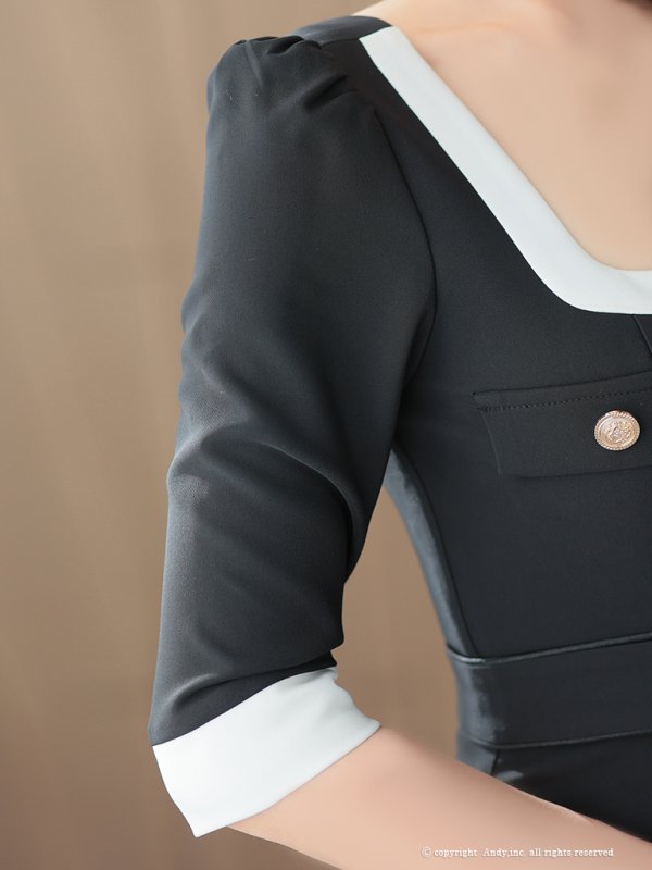 ブラックxホワイト 着用サイズ:Sサイズ