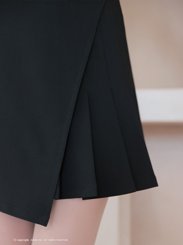 画像40: 【ANDY/アンディ】スクエアネック/ パフスリーブ/ 袖あり/ フロントジップ/ プリーツ/ フレア/ セットアップ/ ミニドレス/ キャバドレス[OF05]