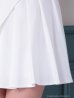 ホワイト モデル：あみ　身長：163cm　着用サイズ：Sサイズ