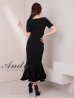 ブラック　モデル：七瀬みほ　身長：162cm　着用サイズ：Sサイズ