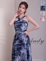 XSサイズあり【ANDY/アンディ】ホルターネック/ ウエストカット/ ノースリーブ/ フレア/ シフォン/ ロングドレス/ ワンピース/ キャバドレス[OF05]
