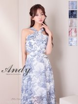 XSサイズあり【ANDY/アンディ】ホルターネック/ ウエストカット/ ノースリーブ/ フレア/ シフォン/ ロングドレス/ ワンピース/ キャバドレス[OF05]