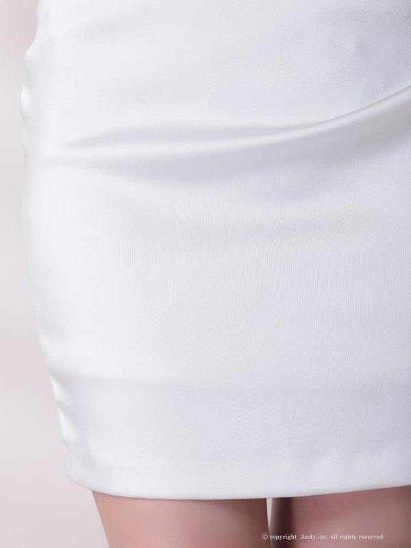 画像36: 【ANDY/アンディ】キャミ/ ドレープ/ バストジップ/ 谷間魅せ/ ワンカラー/ ストレッチサテン/ タイト/ ミニドレス/ キャバドレス[OF05]