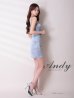 画像25: 【ANDY/アンディ】キャミ/ ドレープ/ バストジップ/ 谷間魅せ/ ワンカラー/ ストレッチサテン/ タイト/ ミニドレス/ キャバドレス[OF05]