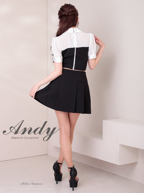 ブラック モデル：七瀬みほ　身長：162cm　着用サイズ：Sサイズ