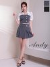 グレー モデル：あみ　身長：163cm　着用サイズ：Sサイズ
