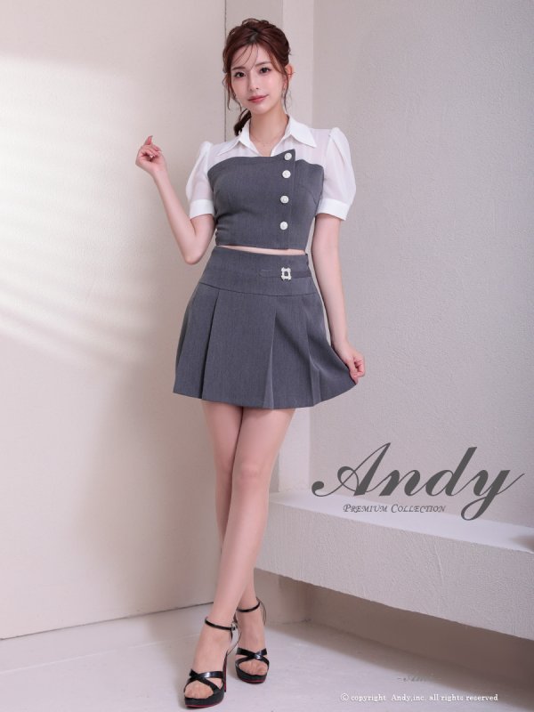 グレー モデル：あみ　身長：163cm　着用サイズ：Sサイズ