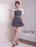グレー モデル：あみ　身長：163cm　着用サイズ：Sサイズ