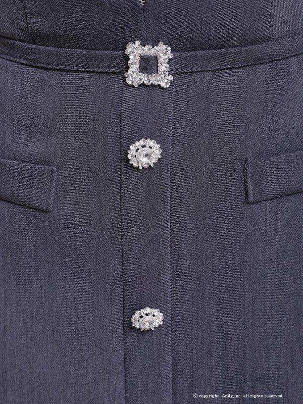 グレー モデル：あみ　身長：163cm　着用サイズ：Sサイズ