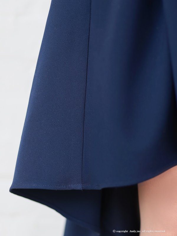 ネイビー　モデル：あみ　身長：163cm　着用サイズ：Sサイズ