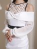 ホワイト　モデル：すず　着用サイズ：Sサイズ