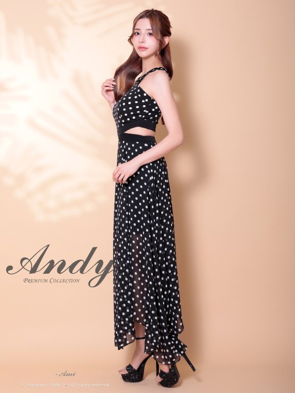 ブラック モデル：あみ　身長：163cm　着用サイズ：Sサイズ