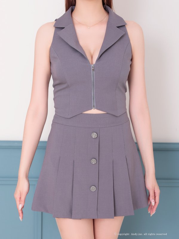 グレー モデル：あみ　身長：163cm　着用サイズ：Sサイズ