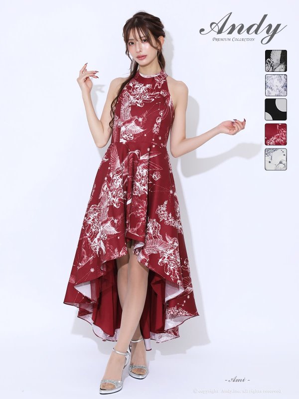 ワインレッド×ペガサス　モデル：あみ　身長：163cm　着用サイズ：Sサイズ