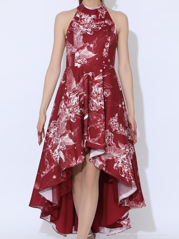 ワインレッド×ペガサス　モデル：あみ　身長：163cm　着用サイズ：Sサイズ