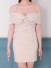 ベージュ モデル：あみ　身長：163cm　着用サイズ：Sサイズ