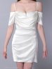 ホワイト モデル：あみ　身長：163cm　着用サイズ：Sサイズ
