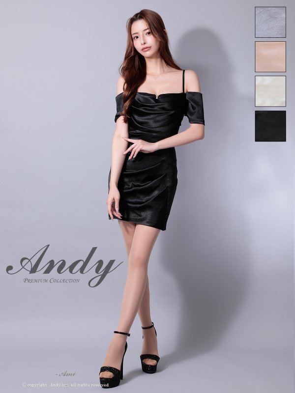 ブラック モデル：あみ　身長：163cm　着用サイズ：Sサイズ