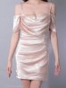 ベージュ モデル：あみ　身長：163cm　着用サイズ：Sサイズ