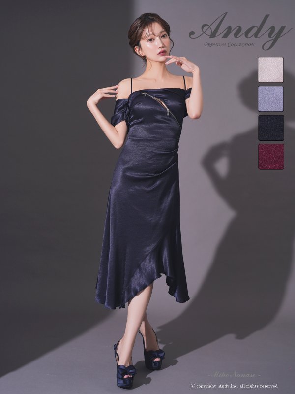 ネイビー モデル：七瀬みほ　身長：162cm　着用サイズ：Sサイズ