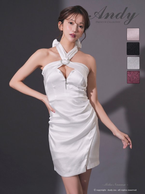 ホワイト モデル:七瀬みほ 身長:162cm 着用サイズ:Sサイズ