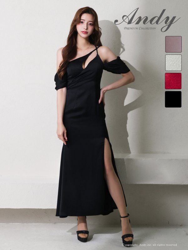 ブラック モデル：あみ　身長：163cm　着用サイズ：Sサイズ