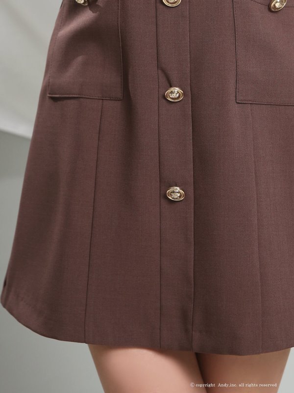 ブラウン　モデル：かずは　着用サイズ：Sサイズ