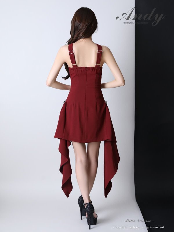 バーガンディ モデル：七瀬みほ　身長：162cm　着用サイズ：Sサイズ