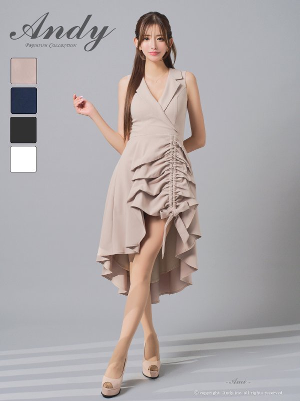 ベージュ　モデル：あみ　身長：163cm　着用サイズ：Sサイズ