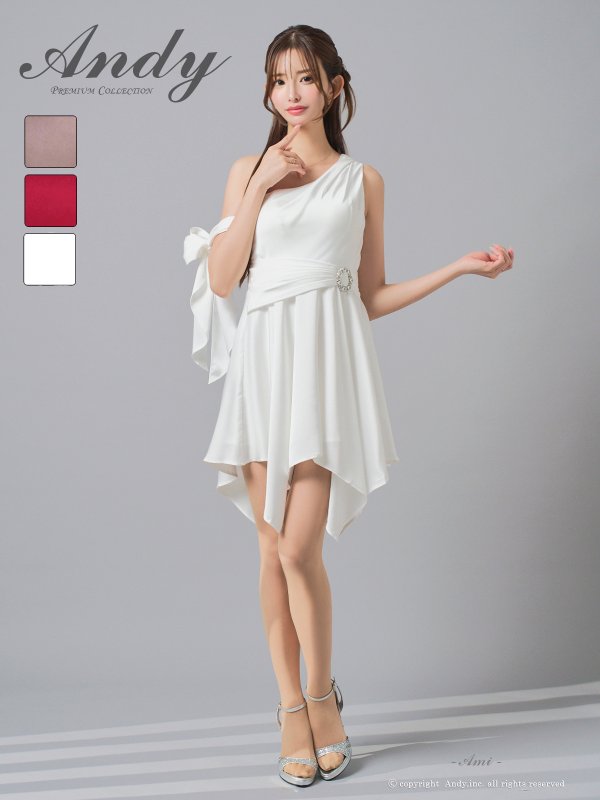 ホワイト　モデル：あみ　身長：163cm　着用サイズ：Sサイズ