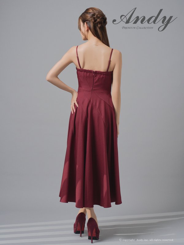 ワインレッド　モデル：あみ　身長：163cm　着用サイズ：Sサイズ