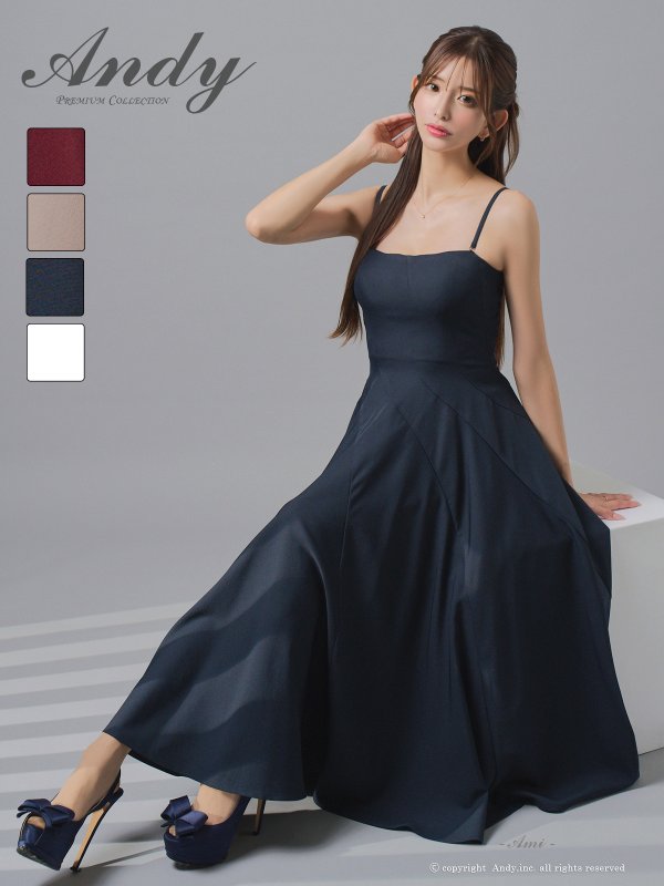 ネイビー　モデル：あみ　身長：163cm　着用サイズ：Sサイズ