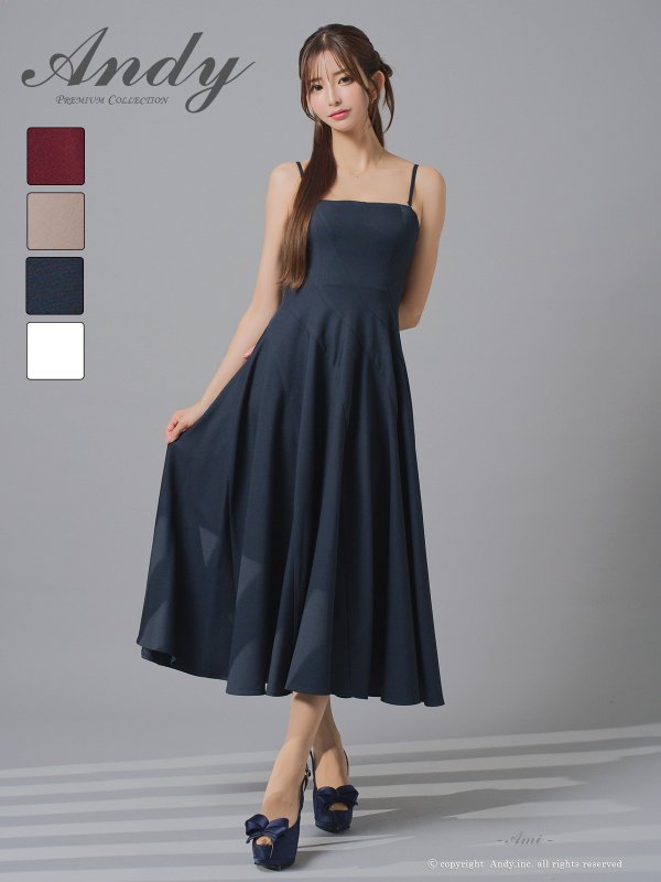 ネイビー　モデル：あみ　身長：163cm　着用サイズ：Sサイズ