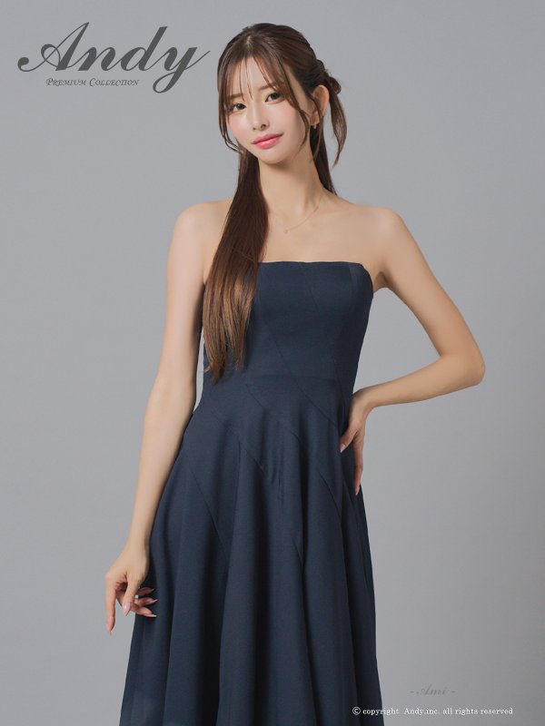 ネイビー　モデル：あみ　身長：163cm　着用サイズ：Sサイズ