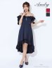 ネイビー　モデル：あみ　身長：163cm　着用サイズ：Sサイズ