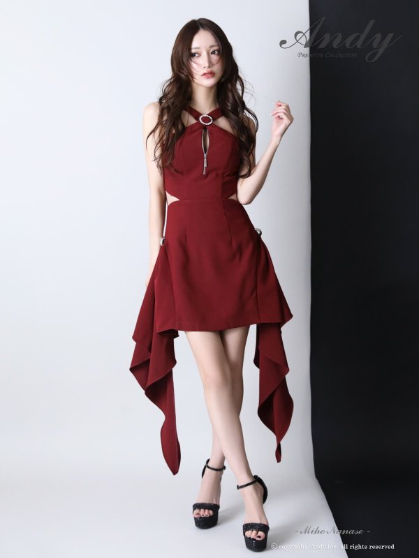 バーガンディ モデル：七瀬みほ　身長：162cm　着用サイズ：Sサイズ