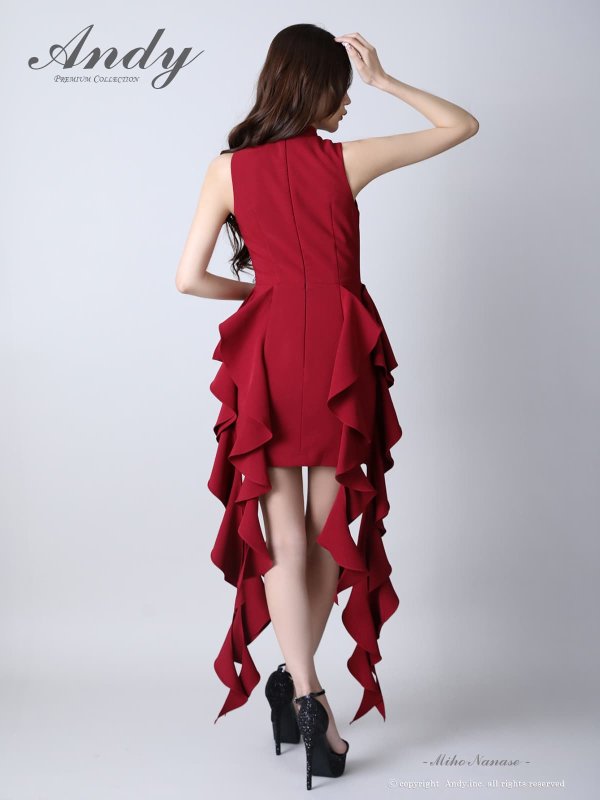 バーガンディ モデル：七瀬みほ　身長：162cm　着用サイズ：Sサイズ