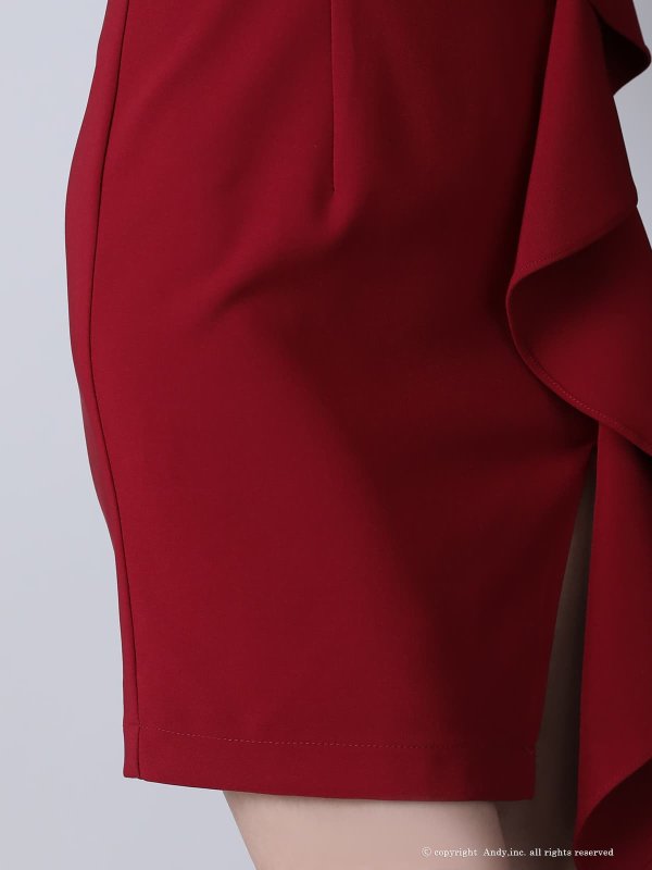 バーガンディ　モデル：七瀬みほ　身長：162cm　着用サイズ：Sサイズ