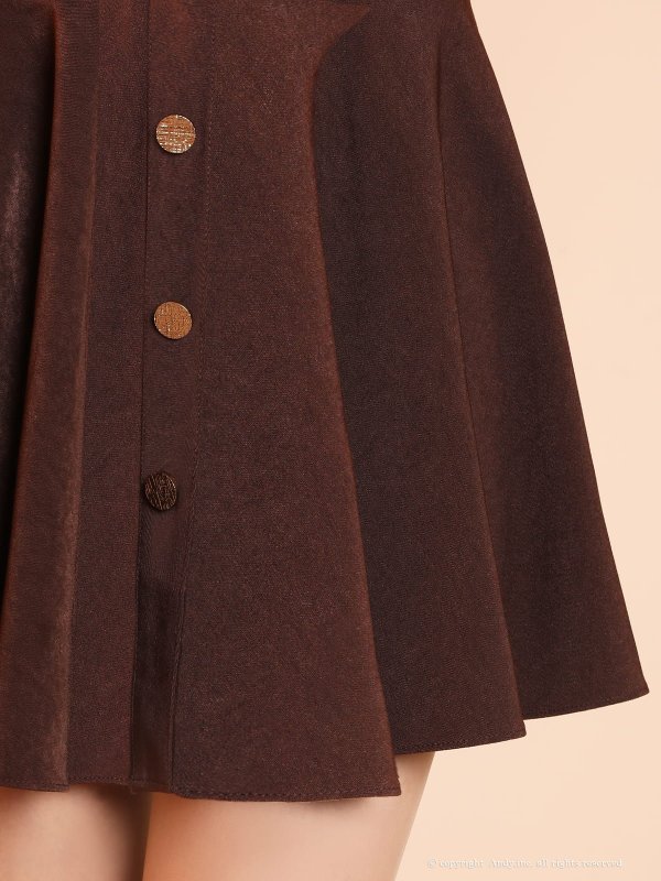 ブラウン　モデル：あみ　身長：163cm　着用サイズ：Sサイズ