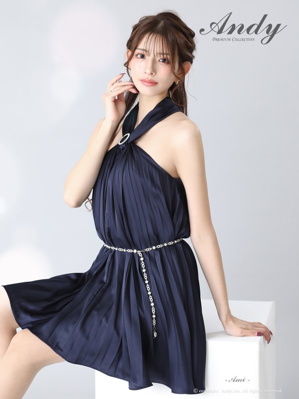 ネイビー　モデル：あみ　身長：163cm　着用サイズ：Sサイズ