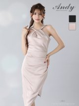 XSサイズあり【ANDY/アンディ】シンプル/ ワンカラー/ アメスリ/ ノースリーブ/ タイト/ ミモレ丈/ ミディアムドレス/ ワンピース/ キャバドレス[OF05]